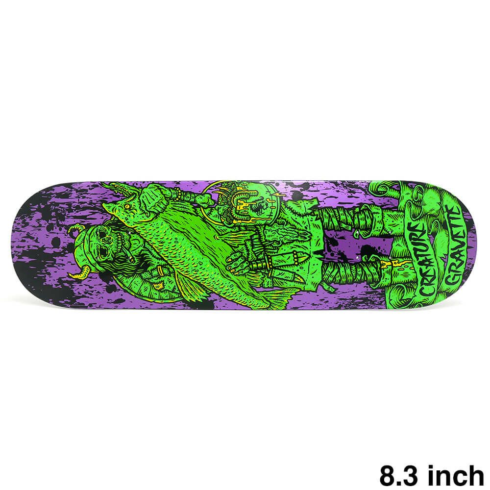 CREATURE DECK クリーチャー デッキ DAVID GRAVETTE VIKING OF HESH LAW XX 8.3 スケートボード スケボー 1