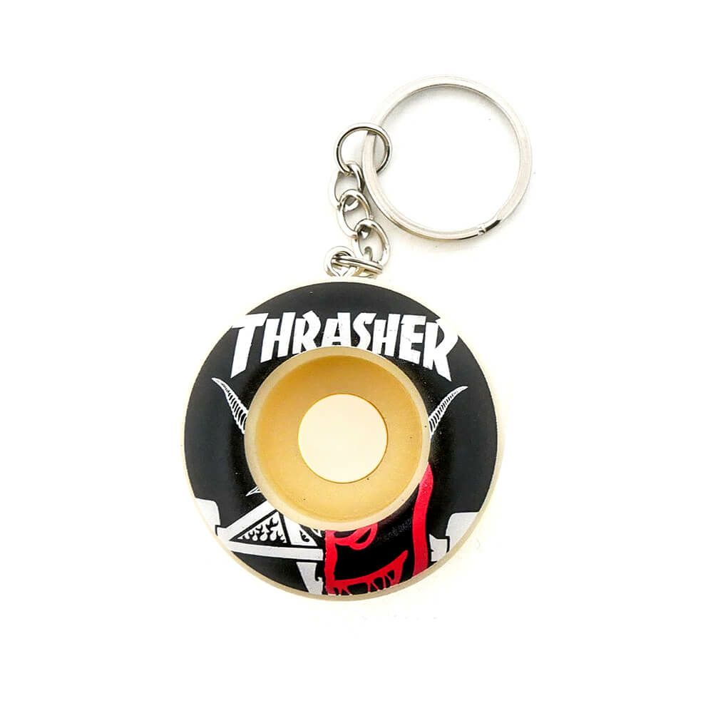 SPITFIRE KEYHOLDER スピットファイヤー キーホルダー x THRASHER KEY CHAIN スケートボード スケボー