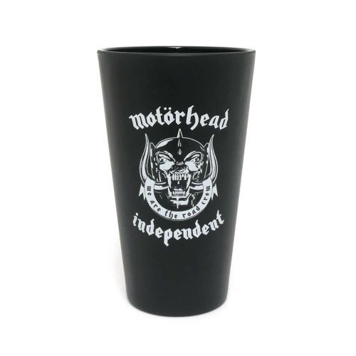 INDEPENDENT GLASS インディペンデント グラス MOTORHEAD WARPIG PINT GLASS BLACK スケートボード スケボー　1