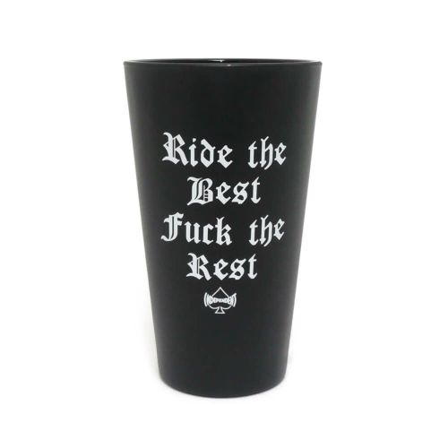 INDEPENDENT GLASS インディペンデント グラス MOTORHEAD WARPIG PINT GLASS BLACK スケートボード スケボー　2