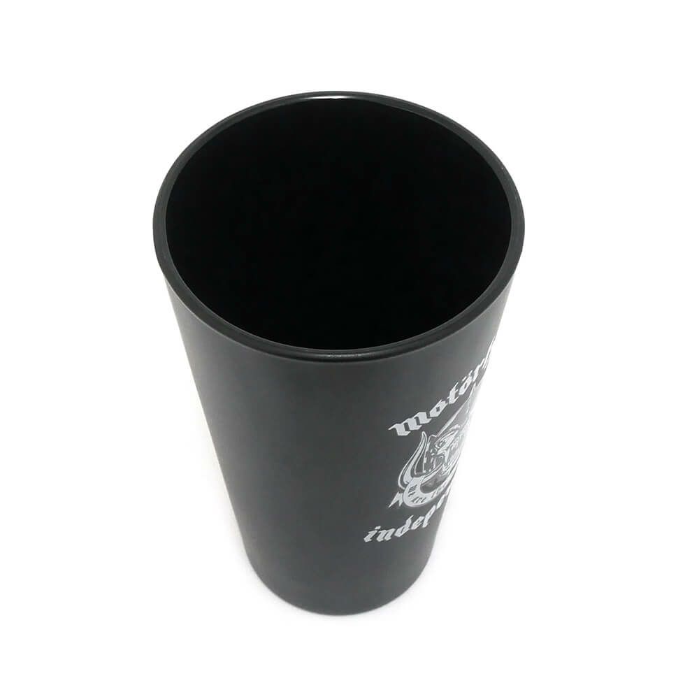 INDEPENDENT GLASS インディペンデント グラス MOTORHEAD WARPIG PINT GLASS BLACK スケートボード スケボー　3