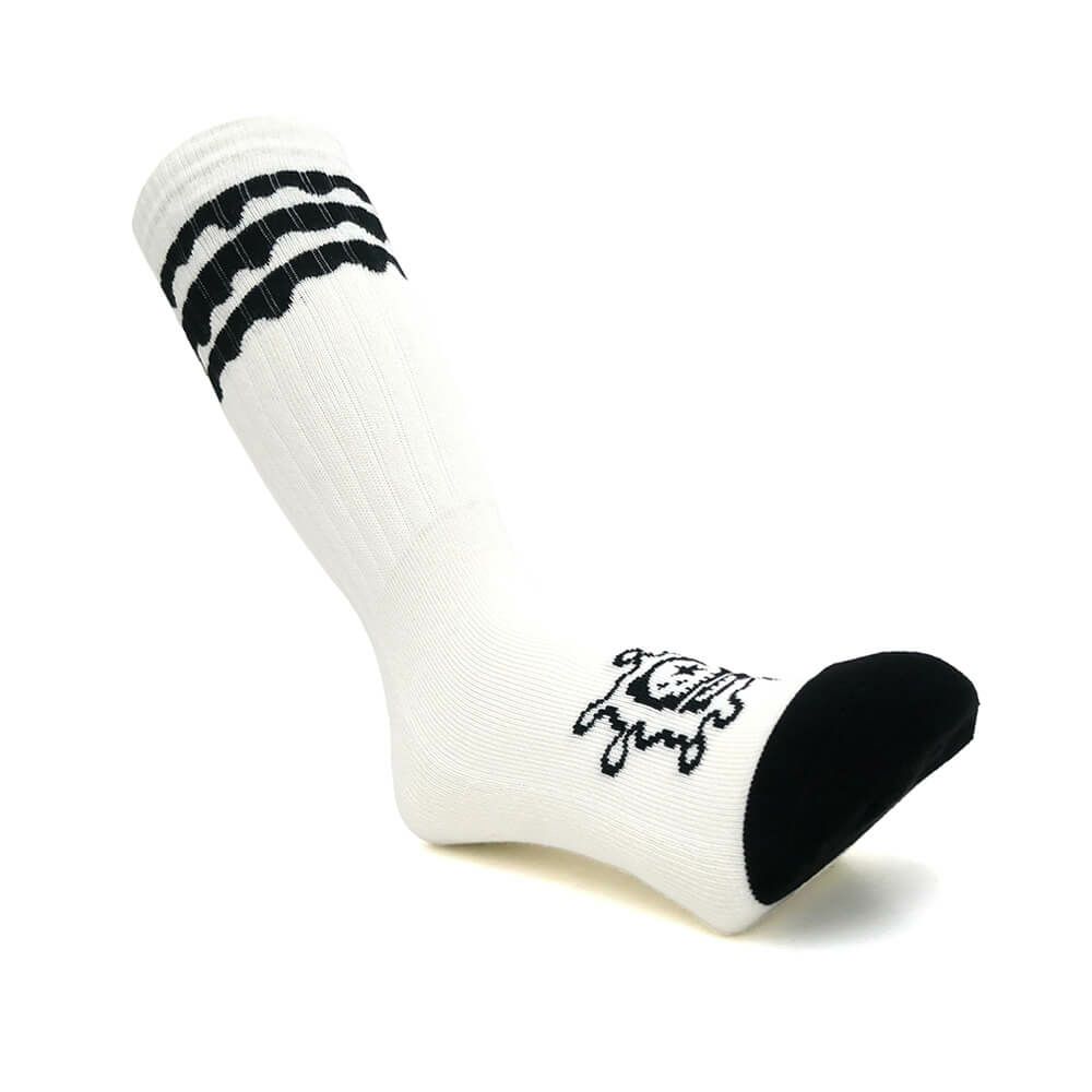 MAGICAL MOSH MISFITS SOCKS マジカルモッシュミスフィッツ ソックス 靴下 どろどろMxMxM SOX WHITE/BLACK スケートボード スケボー 