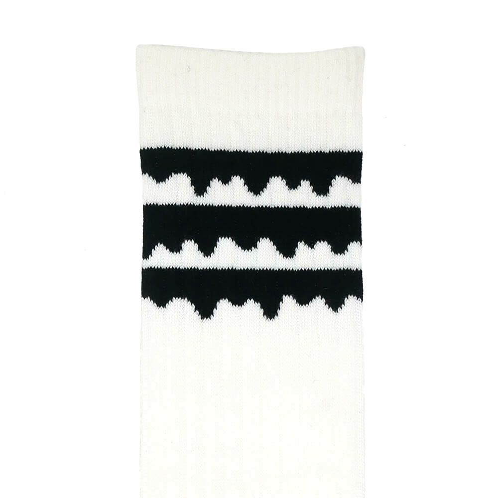 MAGICAL MOSH MISFITS SOCKS マジカルモッシュミスフィッツ ソックス 靴下 どろどろMxMxM SOX WHITE/BLACK スケートボード スケボー 4