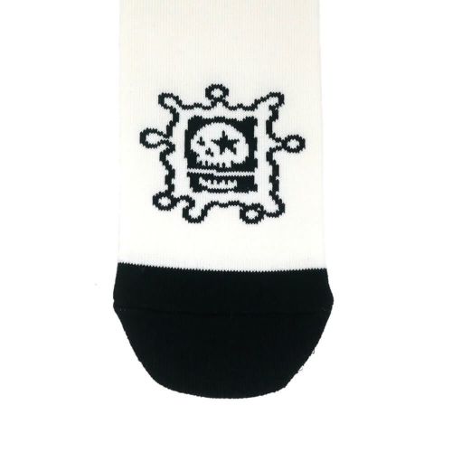 MAGICAL MOSH MISFITS SOCKS マジカルモッシュミスフィッツ ソックス 靴下 どろどろMxMxM SOX WHITE/BLACK スケートボード スケボー 5