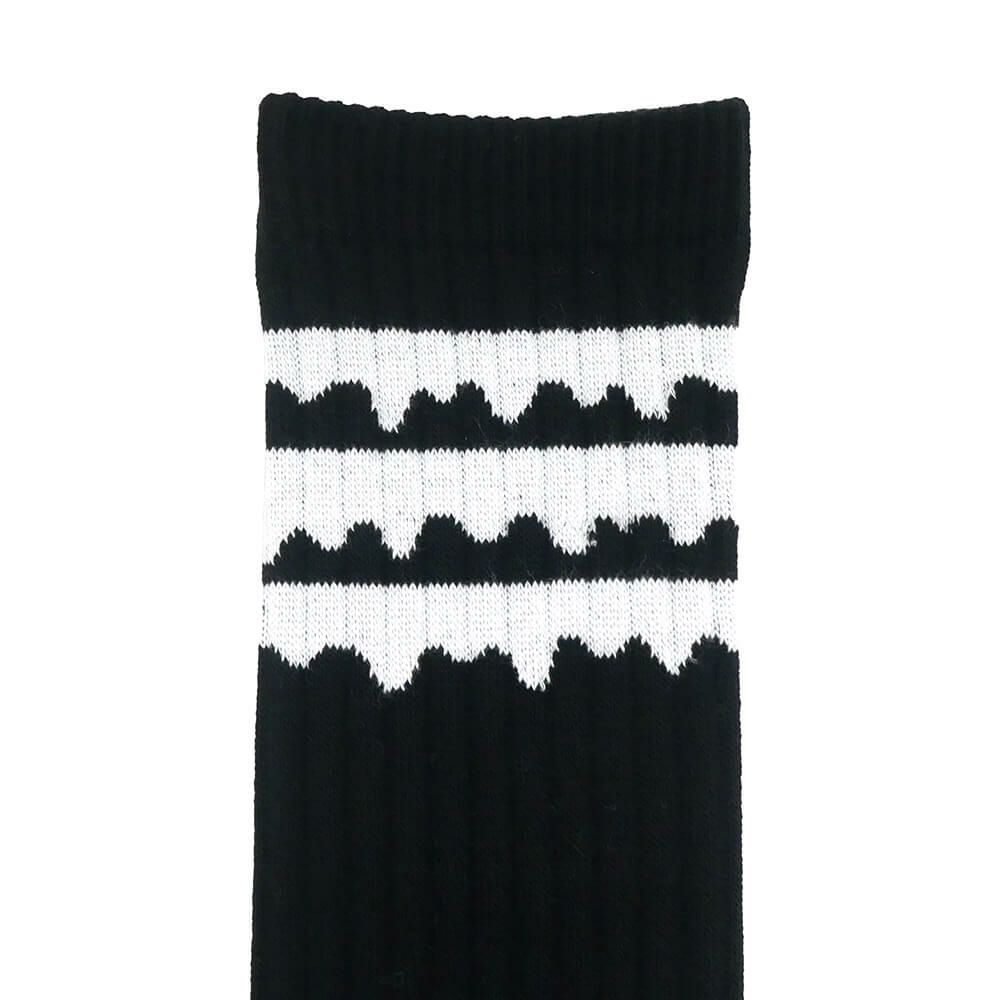 MAGICAL MOSH MISFITS SOCKS マジカルモッシュミスフィッツ ソックス 靴下 どろどろMxMxM SOX BLACK/WHITE スケートボード スケボー 4