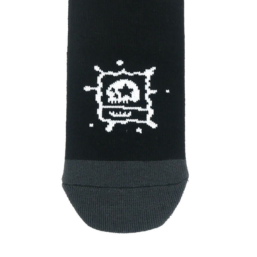MAGICAL MOSH MISFITS SOCKS マジカルモッシュミスフィッツ ソックス 靴下 どろどろMxMxM SOX BLACK/WHITE スケートボード スケボー 5