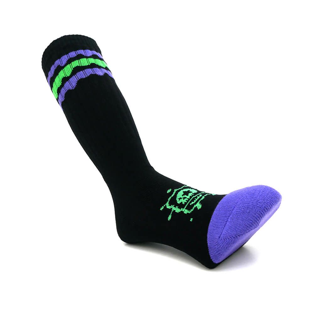 MAGICAL MOSH MISFITS SOCKS マジカルモッシュミスフィッツ ソックス 靴下 どろどろMxMxM SOX BLACK/DOKU スケートボード スケボー 