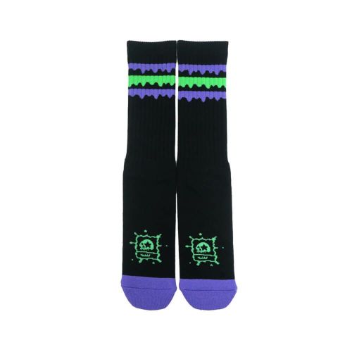 MAGICAL MOSH MISFITS SOCKS マジカルモッシュミスフィッツ ソックス 靴下 どろどろMxMxM SOX BLACK/DOKU スケートボード スケボー 3