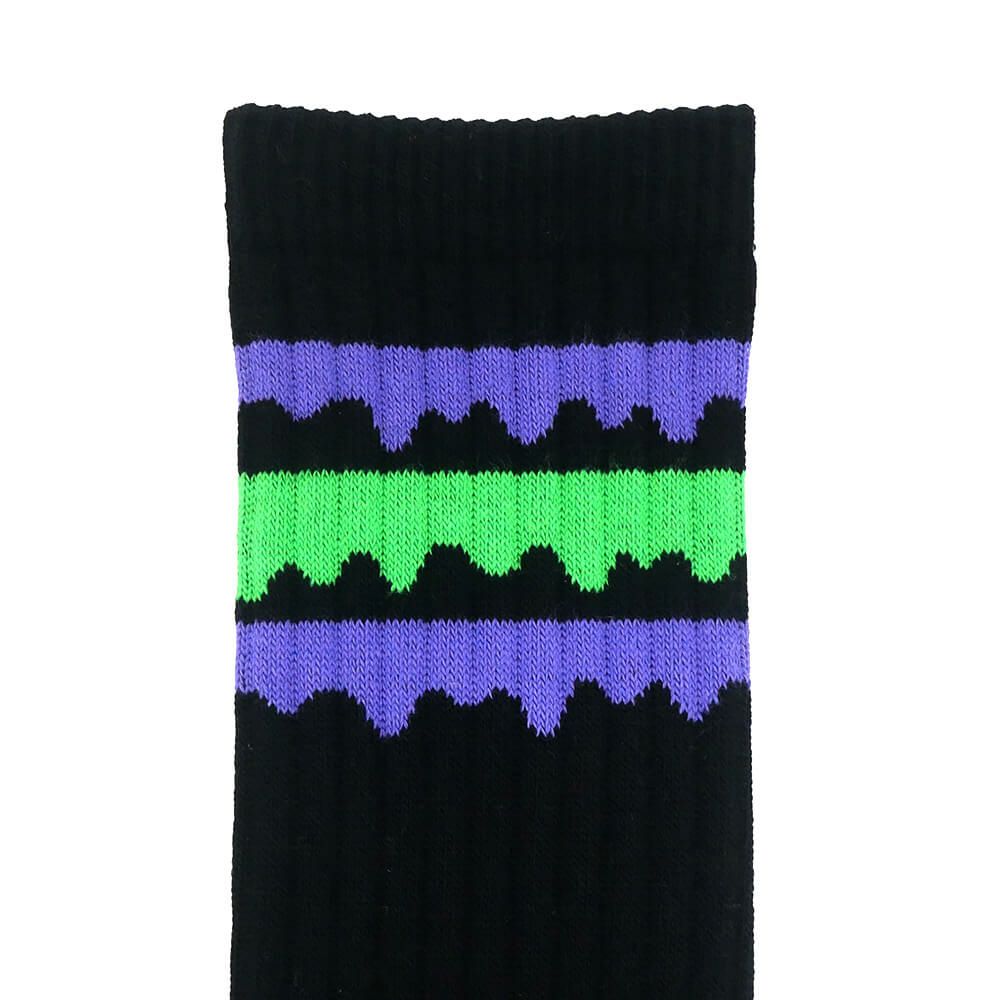 MAGICAL MOSH MISFITS SOCKS マジカルモッシュミスフィッツ ソックス 靴下 どろどろMxMxM SOX BLACK/DOKU スケートボード スケボー 4