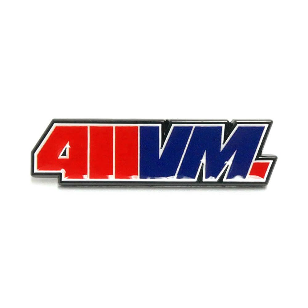 411VM BADGE フォーワンワンビデオマガジン バッジ 411 LOGO PIN スケートボード スケボー 3