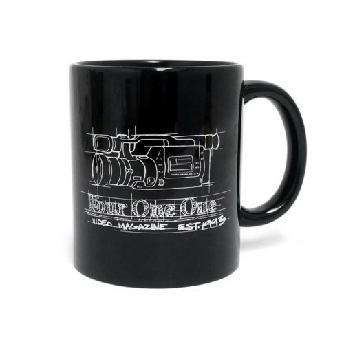 411VM MUG CUP フォーワンワンビデオマガジン マグカップ 411 VX BLACK スケートボード スケボー 1