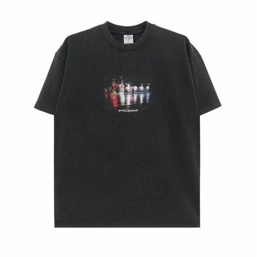 POLAR T-SHIRT ポーラー Tシャツ 5TH ST/LA SILVER BLACK スケートボード スケボー 