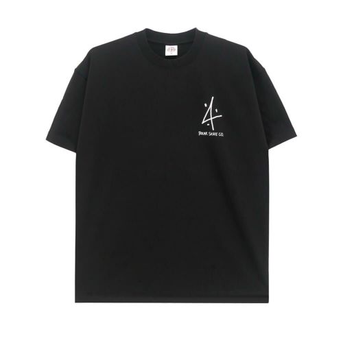 POLAR T-SHIRT ポーラー Tシャツ TWO RUNNERS BLACK スケートボード スケボー 1