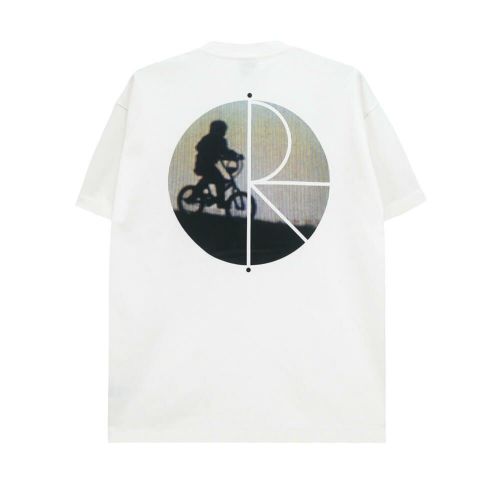 POLAR T-SHIRT ポーラー Tシャツ FILL LOGO BMX DREAMS WHITE スケートボード スケボー 