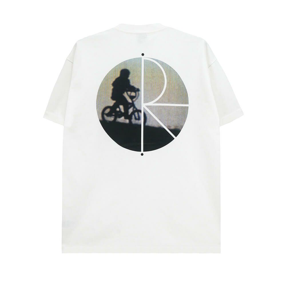 POLAR T-SHIRT ポーラー Tシャツ FILL LOGO BMX DREAMS WHITE スケートボード スケボー 
