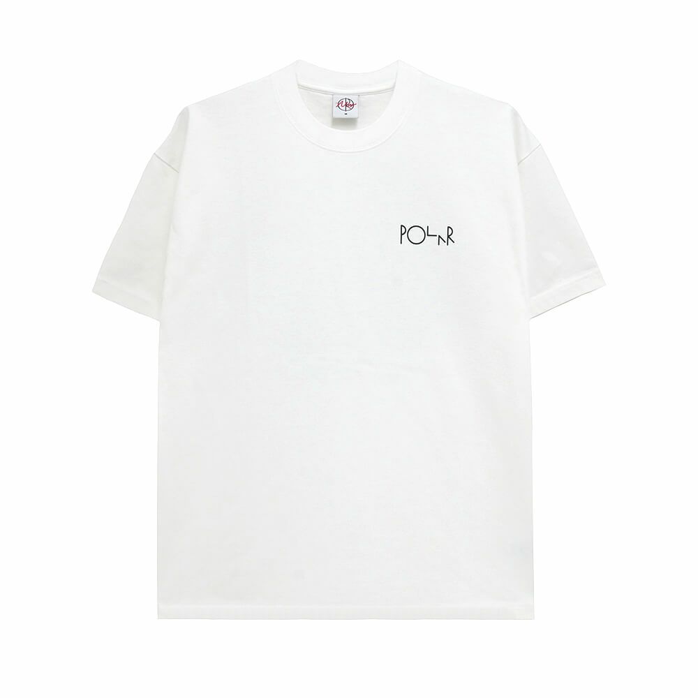 POLAR T-SHIRT ポーラー Tシャツ FILL LOGO BMX DREAMS WHITE スケートボード スケボー 1