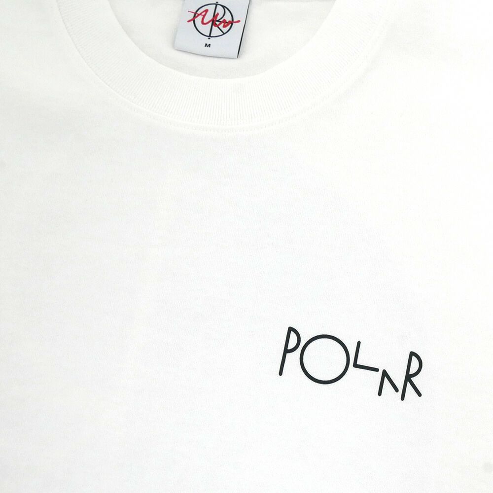 POLAR T-SHIRT ポーラー Tシャツ FILL LOGO BMX DREAMS WHITE スケートボード スケボー 2