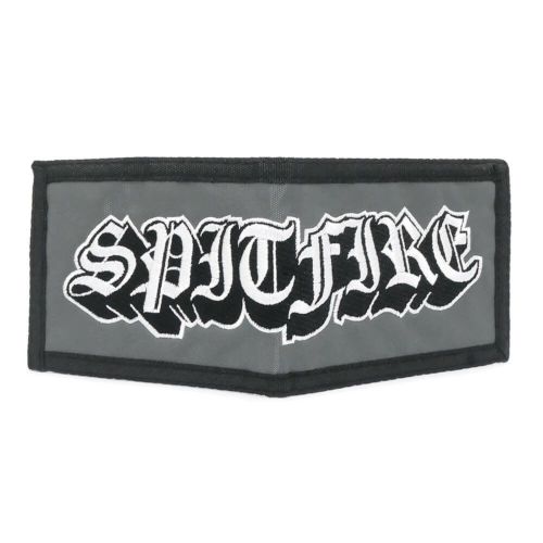 SPITFIRE WALLET スピットファイヤー サイフ OLD E DROP BI-FOLD WALLET CHARCOAL スケートボード スケボー 3