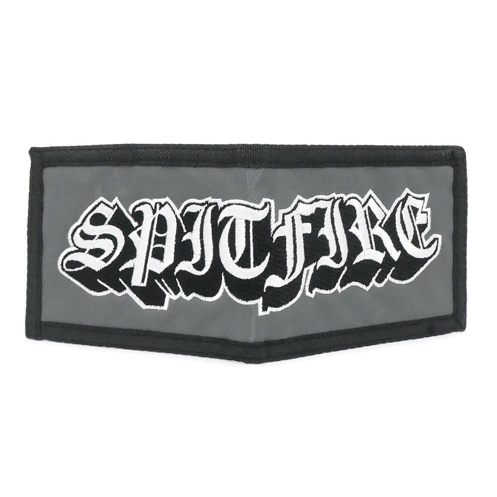 SPITFIRE WALLET スピットファイヤー サイフ OLD E DROP BI-FOLD WALLET CHARCOAL スケートボード スケボー 3