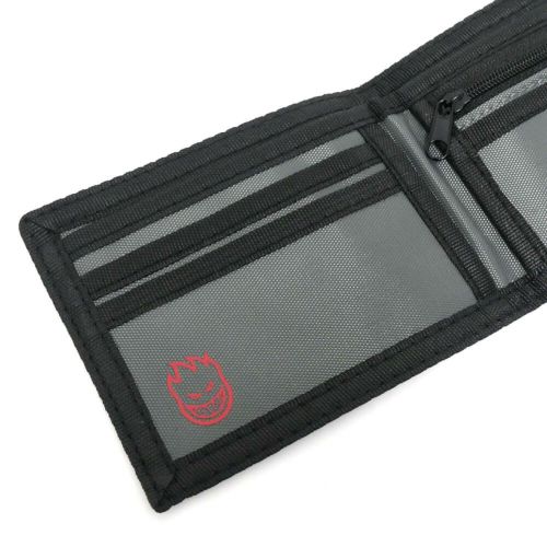 SPITFIRE WALLET スピットファイヤー サイフ OLD E DROP BI-FOLD WALLET CHARCOAL スケートボード スケボー 4