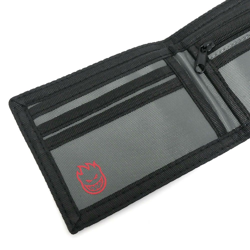 SPITFIRE WALLET スピットファイヤー サイフ OLD E DROP BI-FOLD WALLET CHARCOAL スケートボード スケボー 4