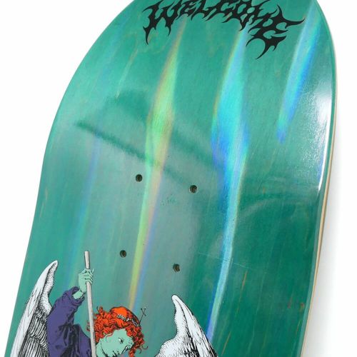 WELCOME DECK ウェルカム デッキ NICK GARCIA SPEAR TEAL STAIN/PRISM FOIL 8.8 SON OF BOLINE スケートボード スケボー 4