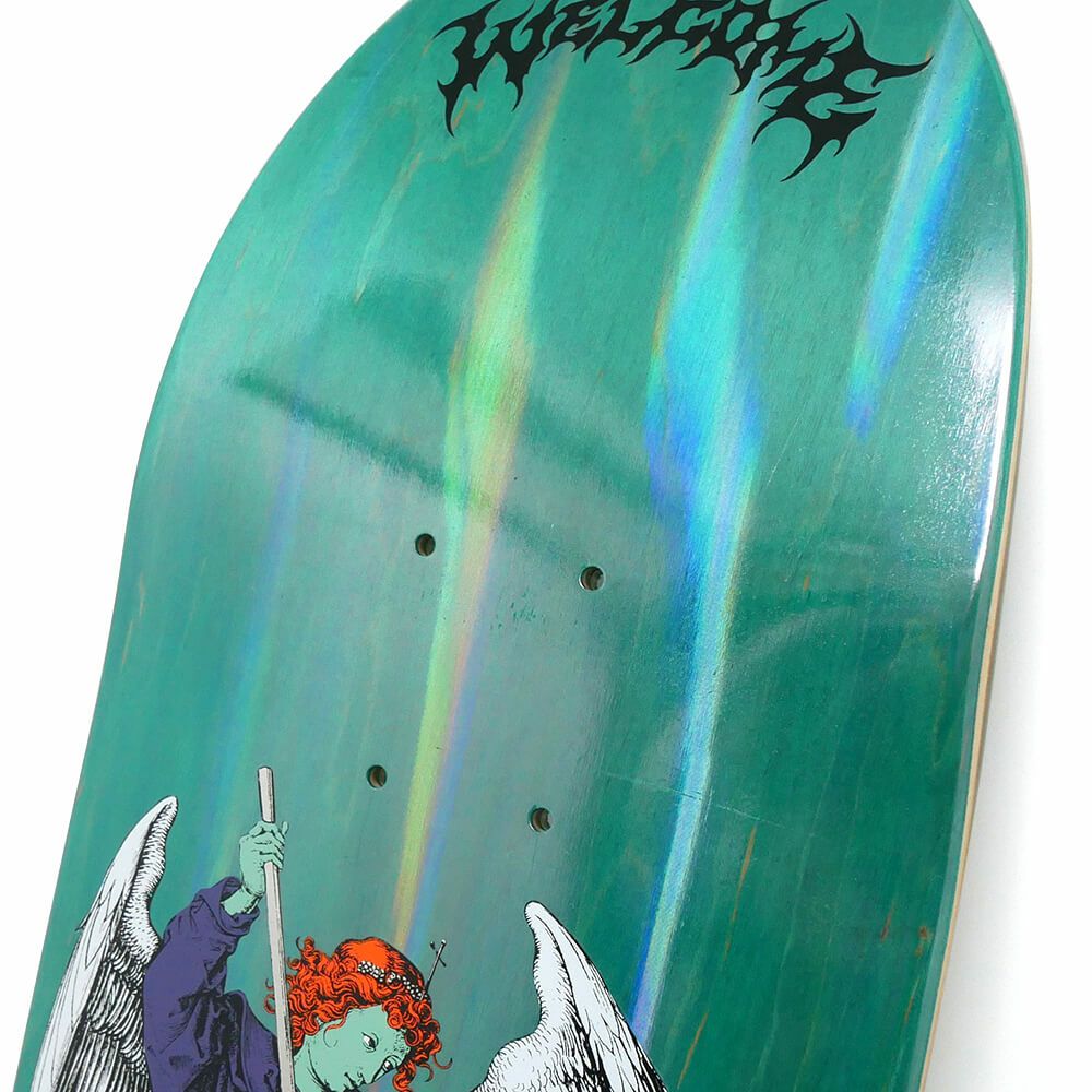 WELCOME DECK ウェルカム デッキ NICK GARCIA SPEAR TEAL STAIN/PRISM FOIL 8.8 SON OF BOLINE スケートボード スケボー 4