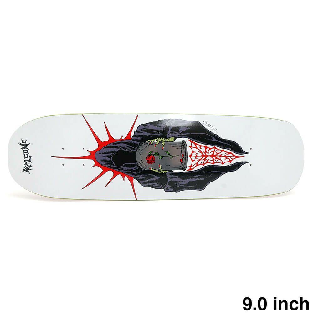 WELCOME DECK ウェルカム デッキ JAKE YANKO WILTED WHITE 9.0 PANTHER スケートボード スケボー 1