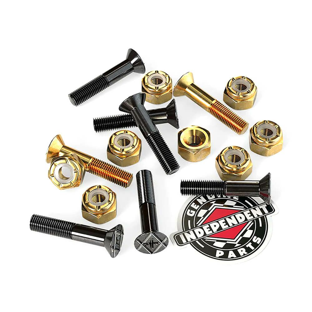 INDEPENDENT BOLT インディペンデント ボルト（プラス） PRECISION BOLTS PHILLIPS・SUMMIT BLACK/GOLD スケートボード スケボー　2