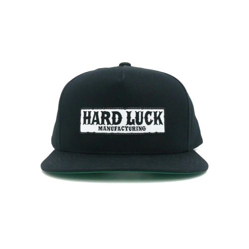 HARD LUCK CAP ハードラック キャップ LA GUERA PATCH SNAPBACK BLACK スケートボード スケボー 1