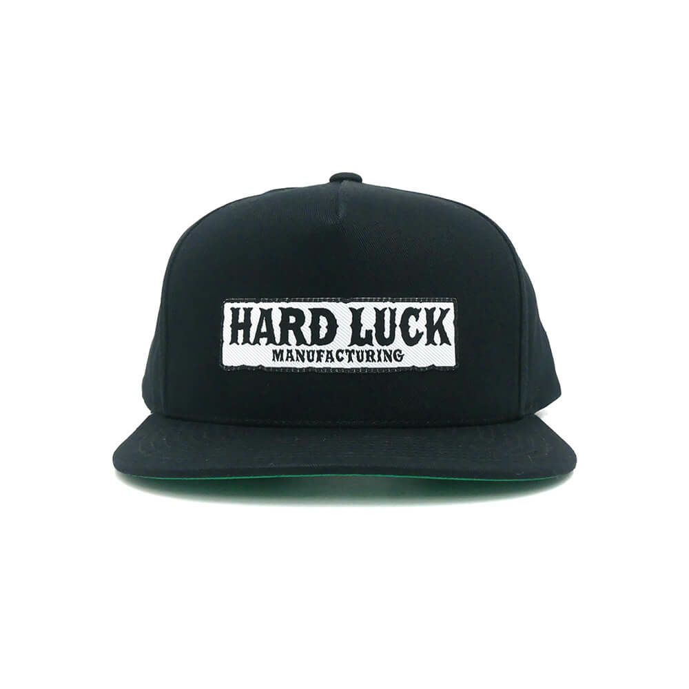 HARD LUCK CAP ハードラック キャップ LA GUERA PATCH SNAPBACK BLACK スケートボード スケボー 1