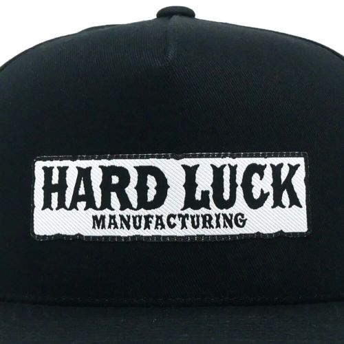 HARD LUCK CAP ハードラック キャップ LA GUERA PATCH SNAPBACK BLACK スケートボード スケボー 4
