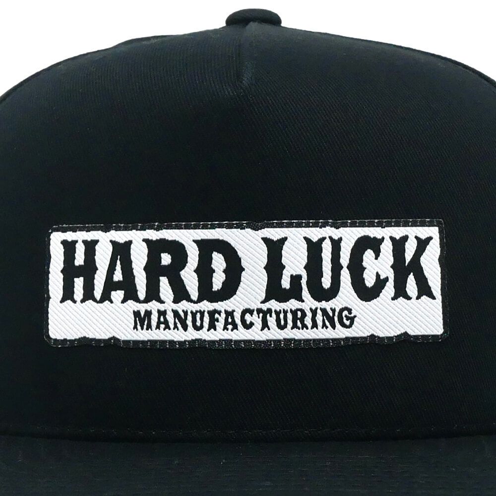 HARD LUCK CAP ハードラック キャップ LA GUERA PATCH SNAPBACK BLACK スケートボード スケボー 4