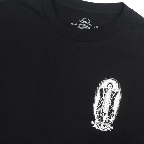 HARD LUCK T-SHIRT ハードラック Tシャツ LADY G ROSA BLACK スケートボード スケボー 2