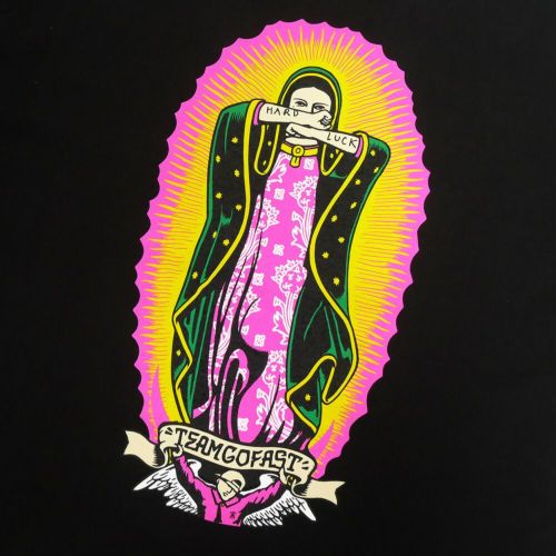 HARD LUCK T-SHIRT ハードラック Tシャツ LADY G ROSA BLACK スケートボード スケボー 3