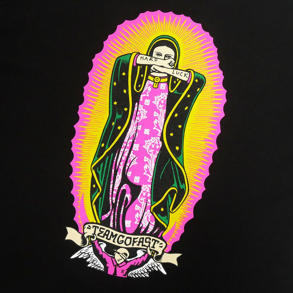 HARD LUCK T-SHIRT ハードラック Tシャツ LADY G ROSA BLACK スケートボード スケボー 3