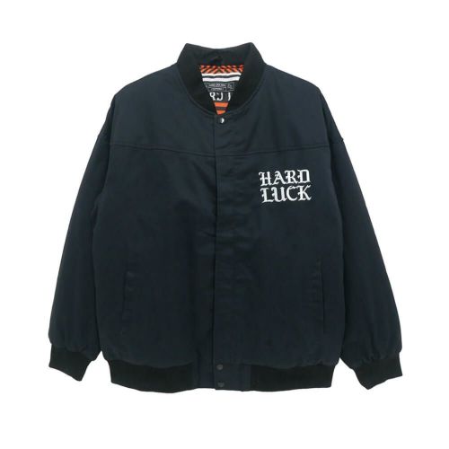 HARD LUCK JACKET ハードラック ジャケット SARAPE BOMBER BLACK スケートボード スケボー 