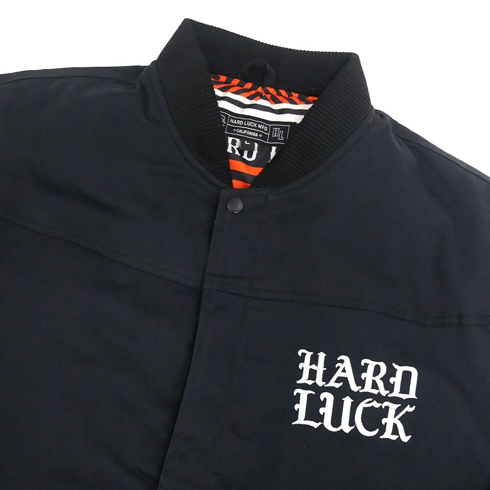 HARD LUCK JACKET ハードラック ジャケット SARAPE BOMBER BLACK スケートボード スケボー 1