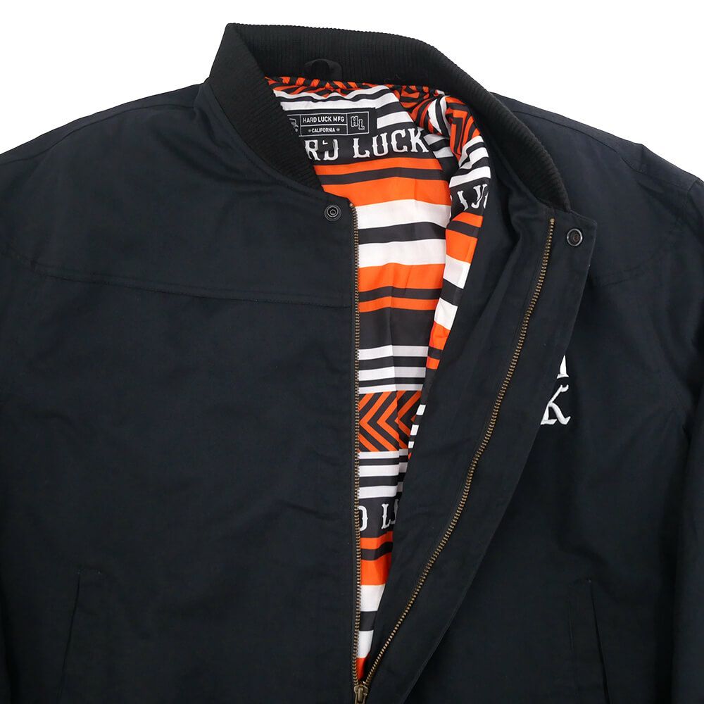 HARD LUCK JACKET ハードラック ジャケット SARAPE BOMBER BLACK スケートボード スケボー 3