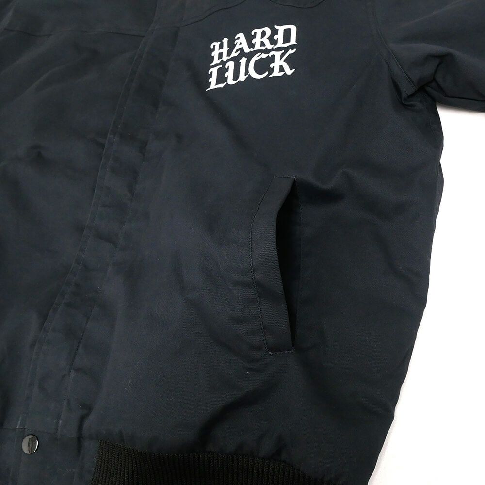 HARD LUCK JACKET ハードラック ジャケット SARAPE BOMBER BLACK スケートボード スケボー 4