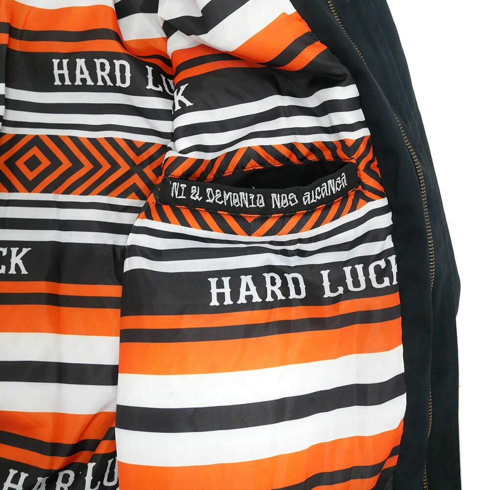 HARD LUCK JACKET ハードラック ジャケット SARAPE BOMBER BLACK スケートボード スケボー 5
