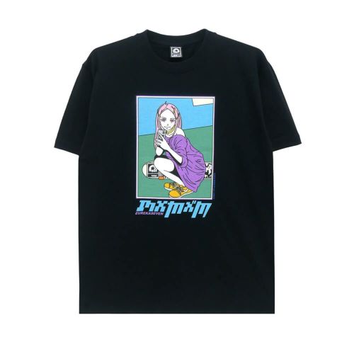 MAGICAL MOSH MISFITS T-SHIRT マジカルモッシュミスフィッツ Tシャツ 交響詩篇エウレカセブン x MXMXM ANEMONE BLACK スケートボード スケボー 