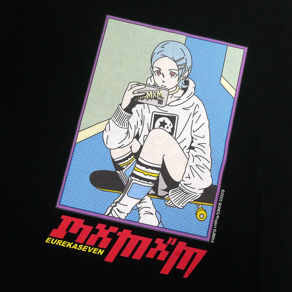 MAGICAL MOSH MISFITS T-SHIRT マジカルモッシュミスフィッツ Tシャツ 交響詩篇エウレカセブン x MXMXM EUREKA BLACK スケートボード スケボー 1