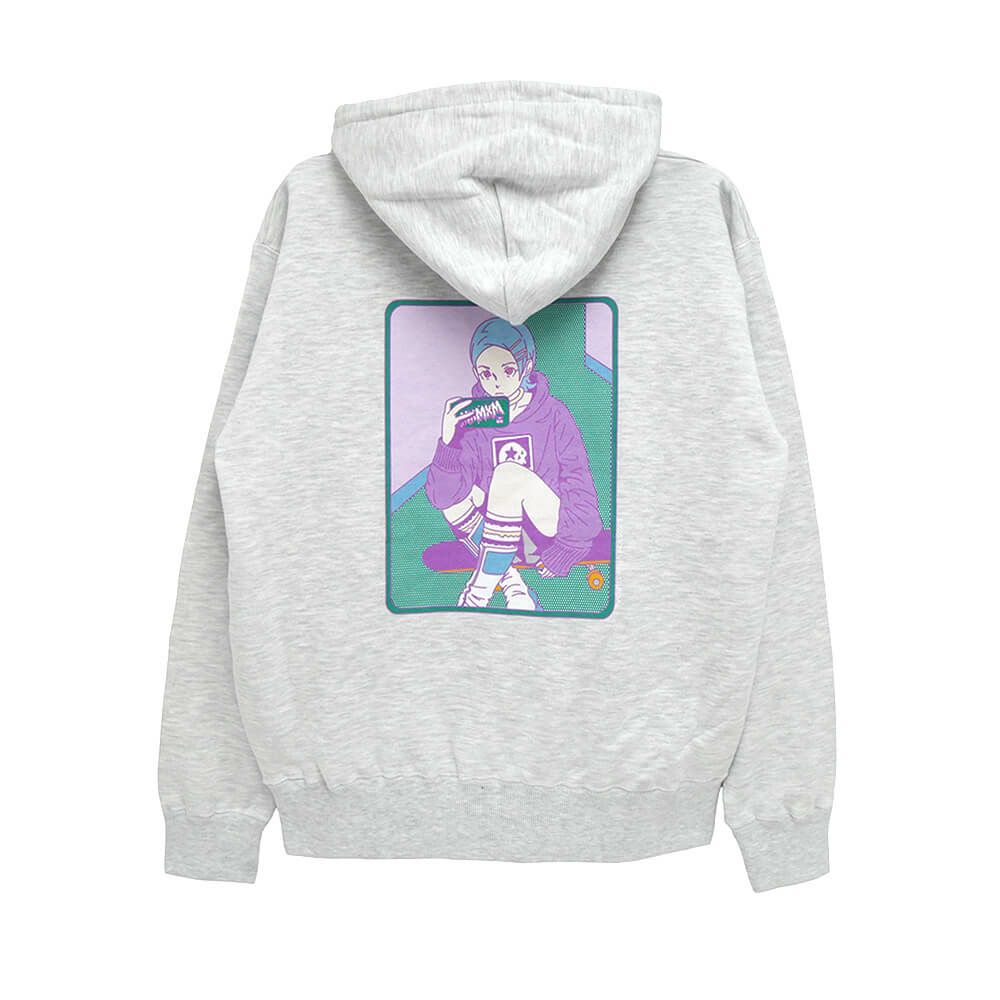 MAGICAL MOSH MISFITS HOOD マジカルモッシュミスフィッツ パーカー 交響詩篇エウレカセブン x MXMXM EUREKA GREY スケートボード スケボー 