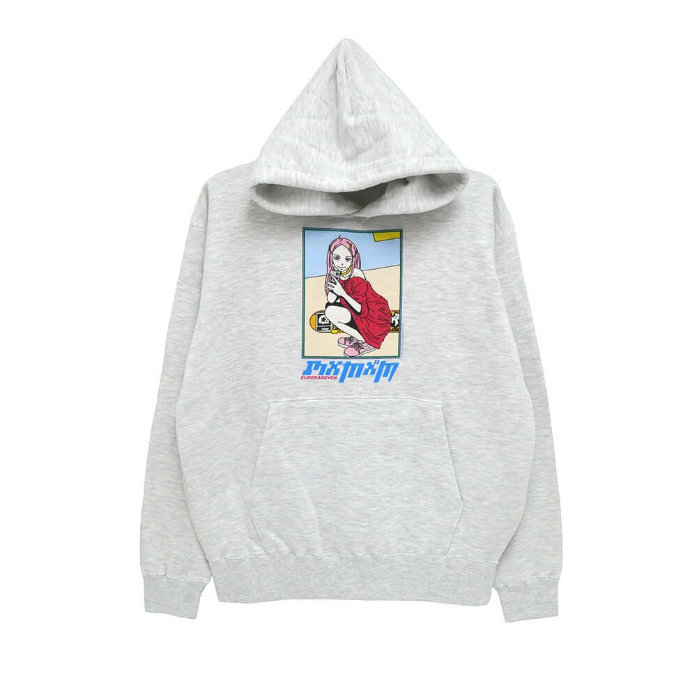 MAGICAL MOSH MISFITS HOOD マジカルモッシュミスフィッツ パーカー 交響詩篇エウレカセブン x MXMXM EUREKA GREY スケートボード スケボー 1
