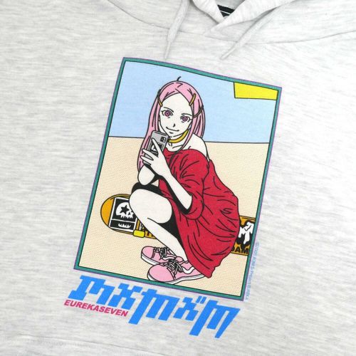 MAGICAL MOSH MISFITS HOOD マジカルモッシュミスフィッツ パーカー 交響詩篇エウレカセブン x MXMXM EUREKA GREY スケートボード スケボー 2