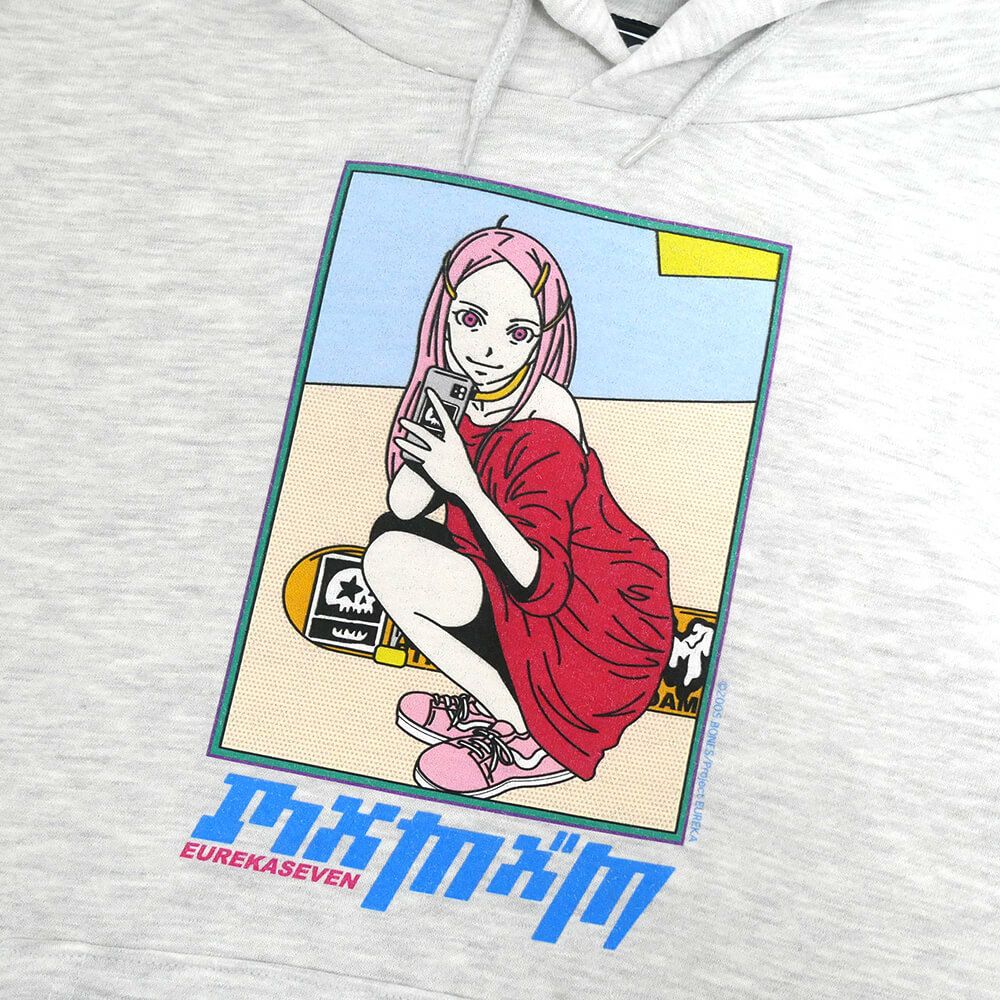 MAGICAL MOSH MISFITS HOOD マジカルモッシュミスフィッツ パーカー 交響詩篇エウレカセブン x MXMXM EUREKA GREY スケートボード スケボー 2