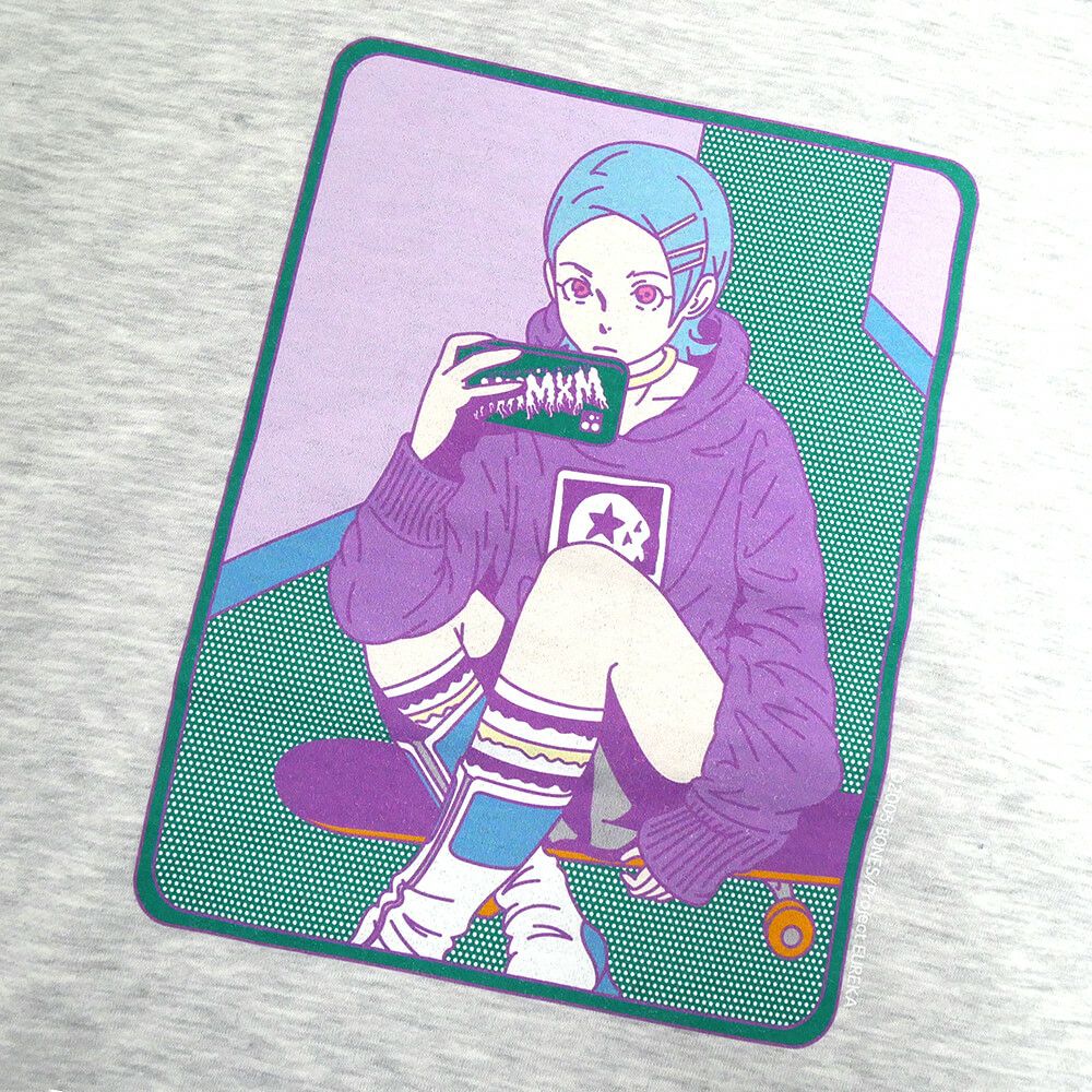 MAGICAL MOSH MISFITS HOOD マジカルモッシュミスフィッツ パーカー 交響詩篇エウレカセブン x MXMXM EUREKA GREY スケートボード スケボー 3