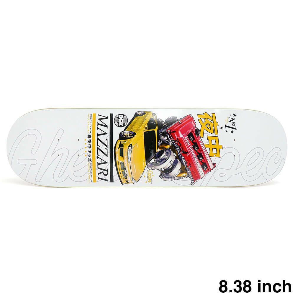 DGK DECK ディージーケー デッキ WILL MAZZARI ONLY OPTION YELLOW 8.38 スケートボード スケボー　1