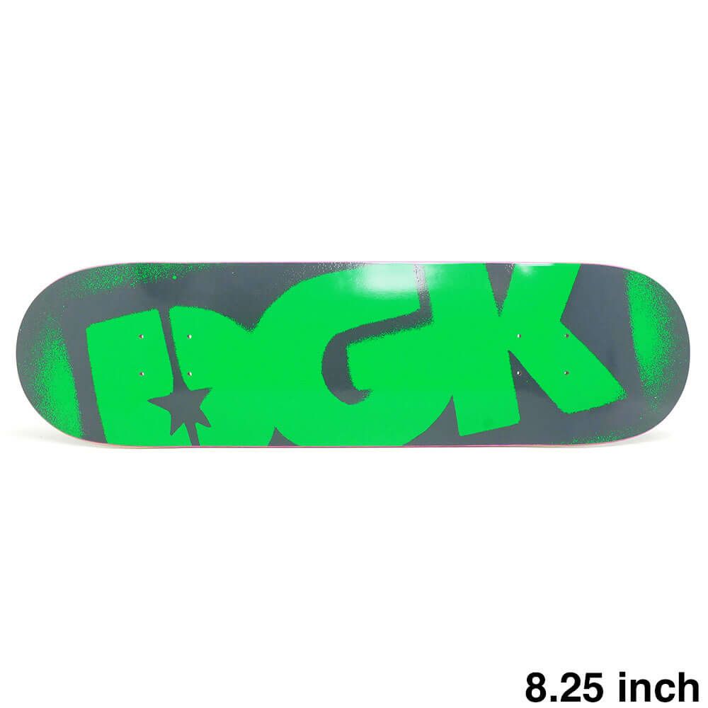 DGK DECK ディージーケー デッキ TEAM OG LOGO GREEN 8.25 スケートボード スケボー　1
